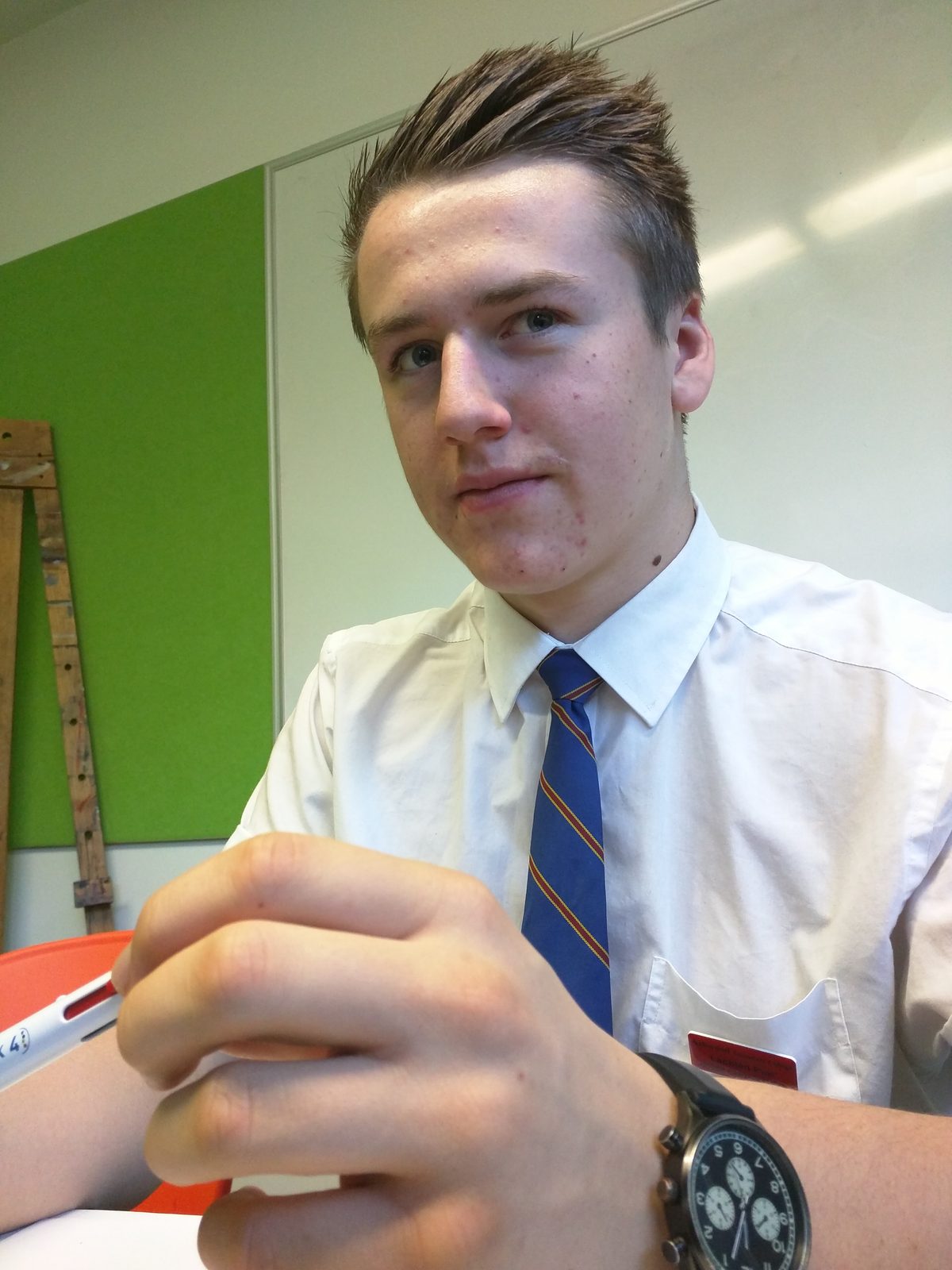 Lachie in high school
